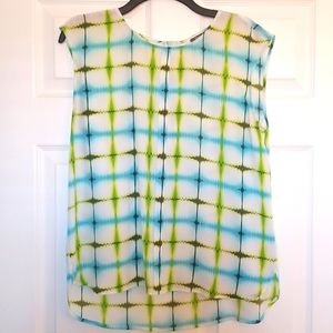 100% silk top size small Michael Sans